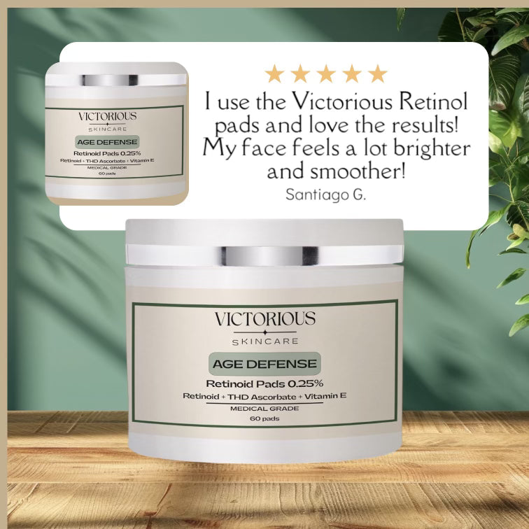 Victorious Age Defense Retinol Pads 0.25%