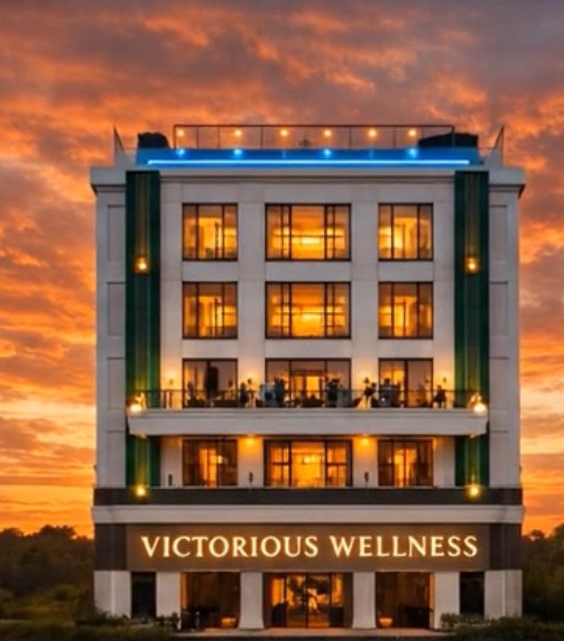 Concept visualization of a future Victorious Wellness facade