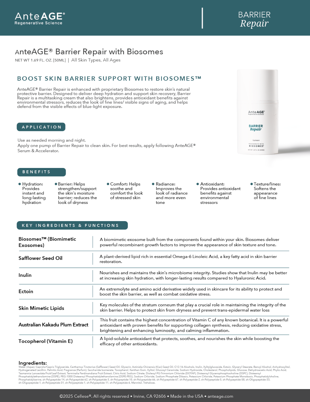 AnteAGE® Barrier Repair